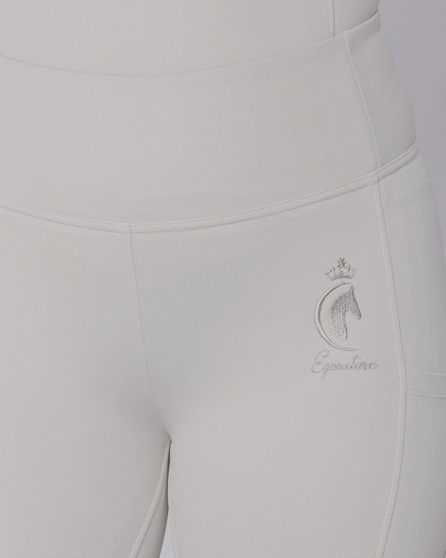 ORIGINALS Competition Full Seat Riding Leggings / Tights - PLATINUM No Grip