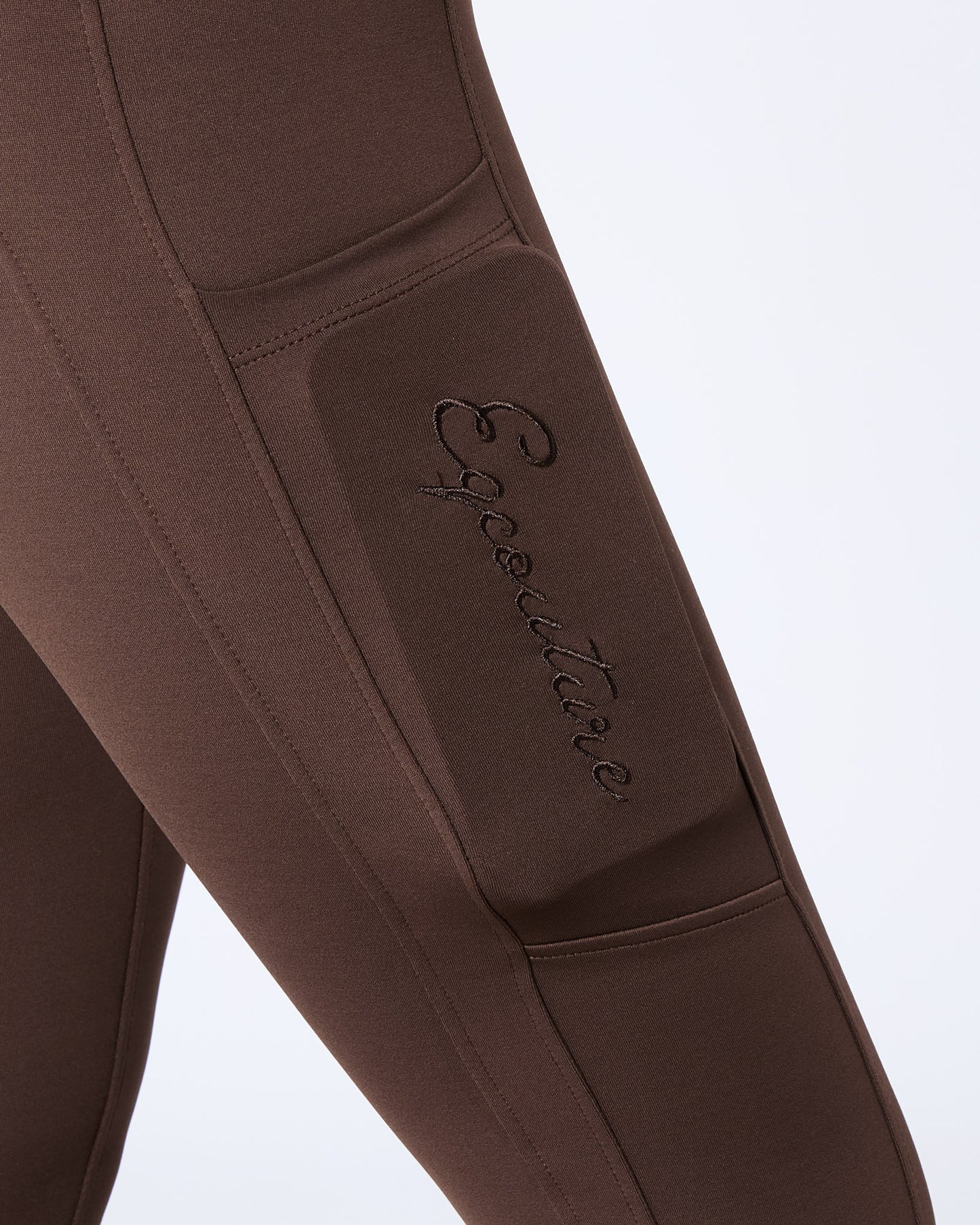 ORIGINALS Brown Riding Leggings / Tights with Phone Pockets - NO GRIP