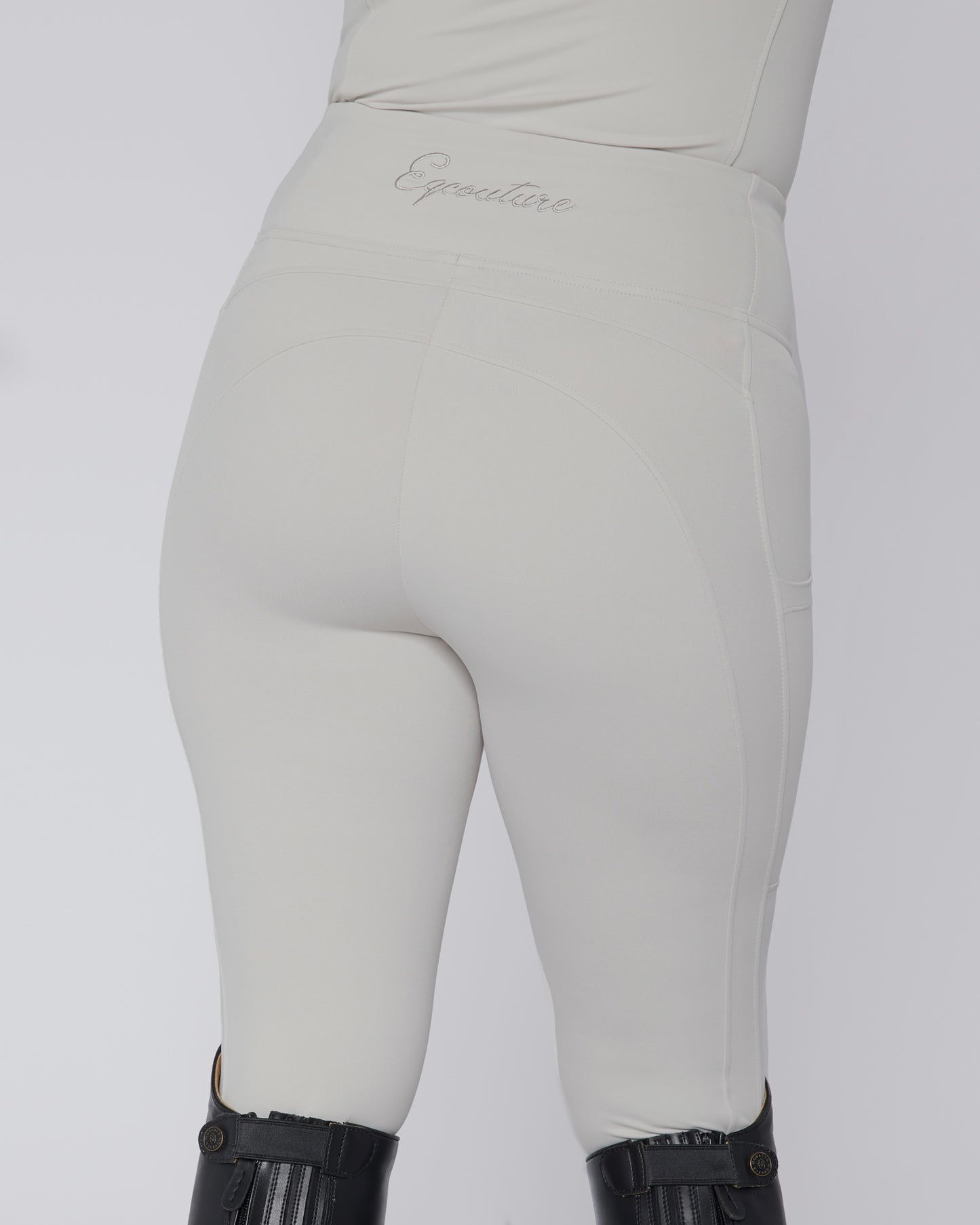 ORIGINALS Competition Full Seat Riding Leggings / Tights - PLATINUM No Grip