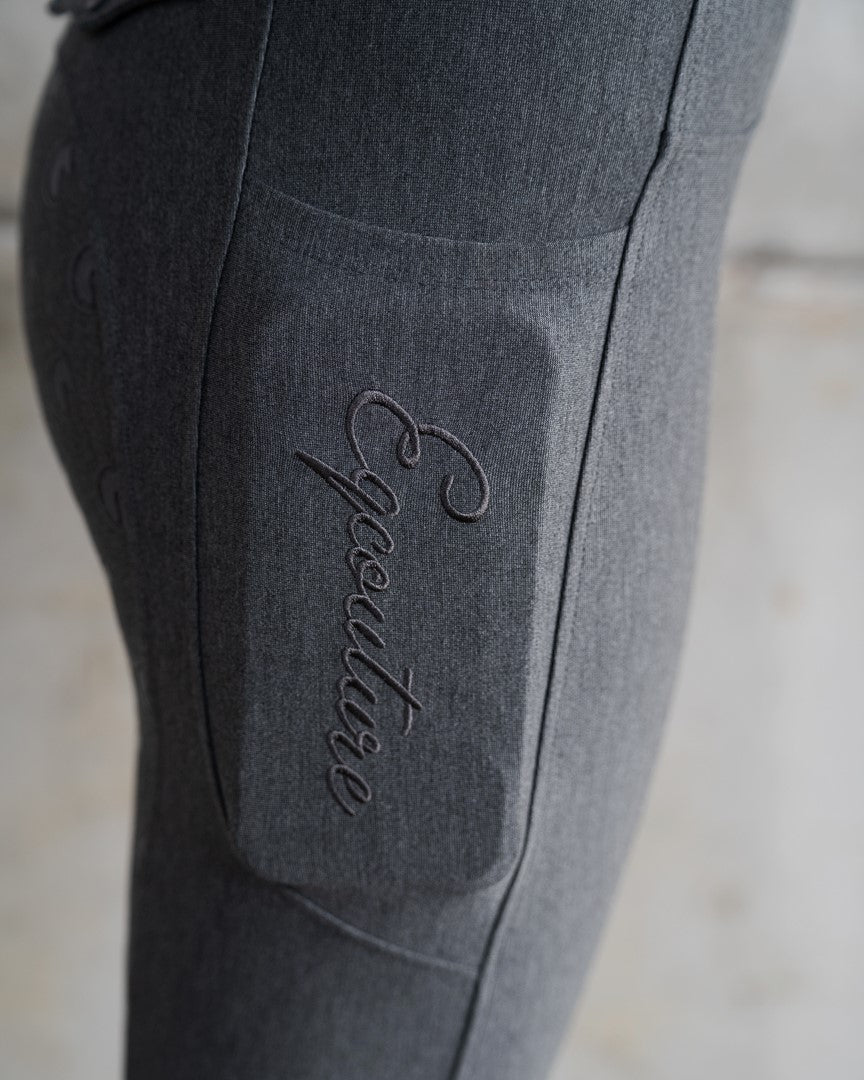 Premium Hybrid Breeches - GRAPHITE GREY (NO GRIP)