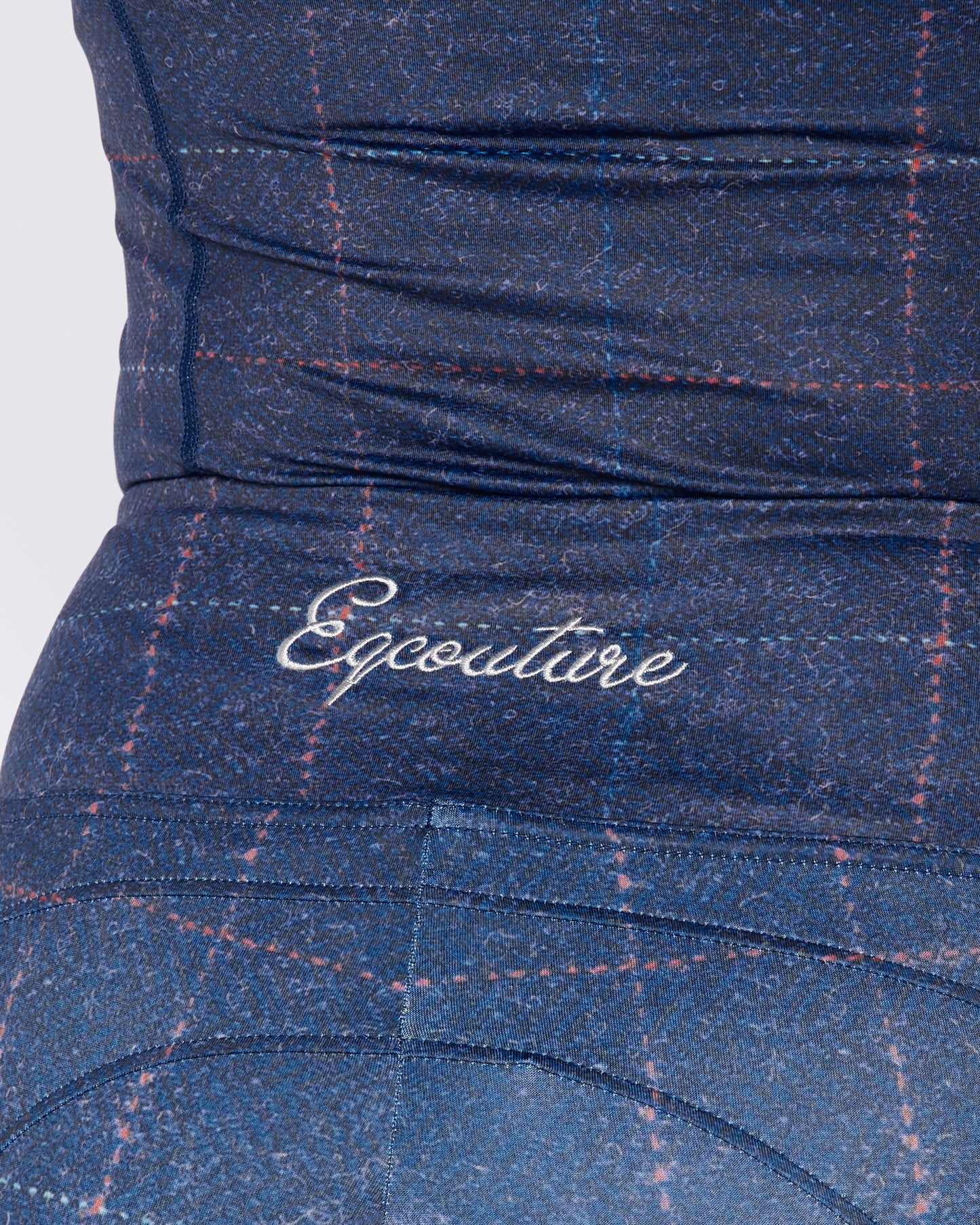 ORIGINALS Navy Tweed Effect Riding Leggings - No Grip