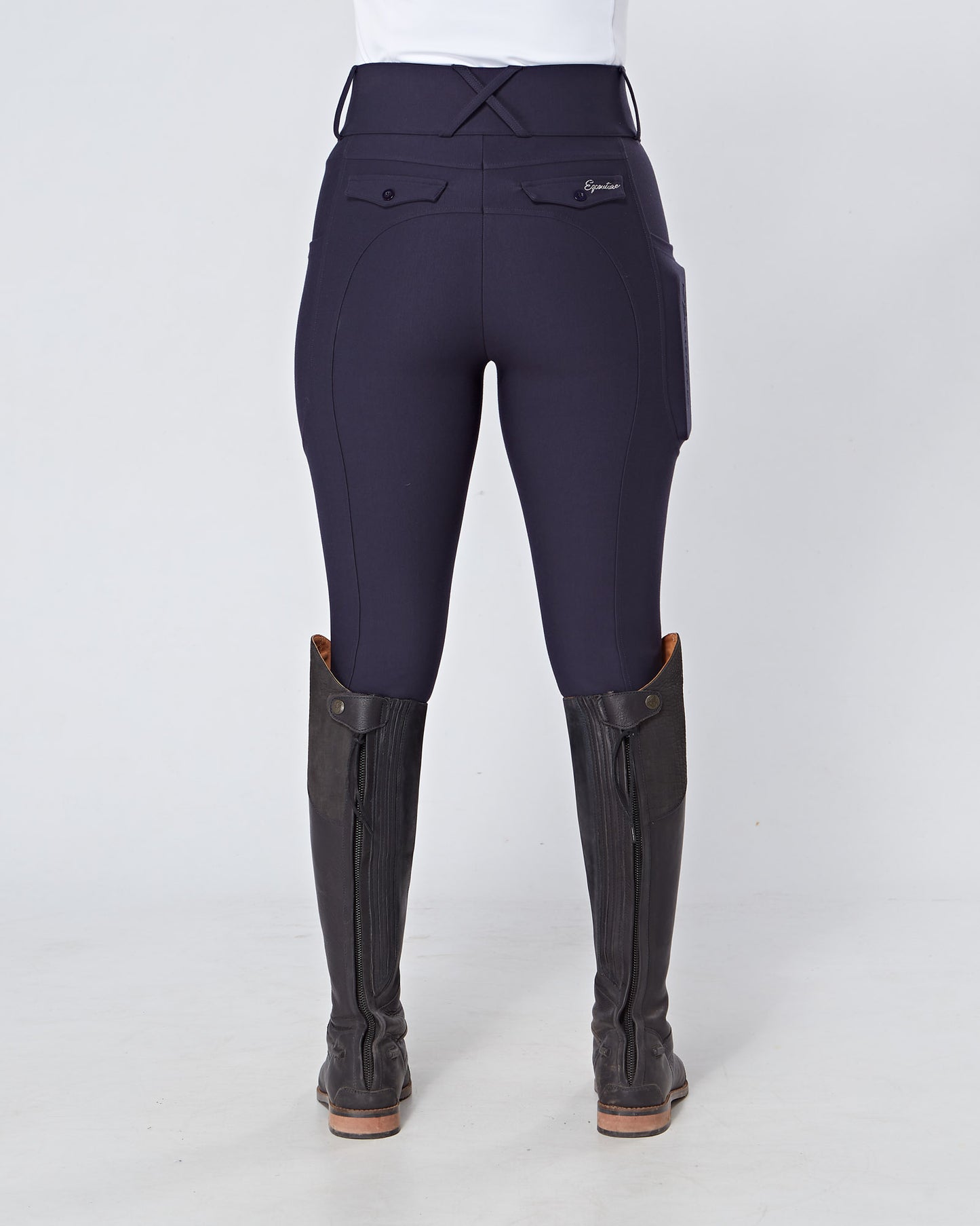 Premium Hybrid Breeches - MIDNIGHT NAVY (NO GRIP)