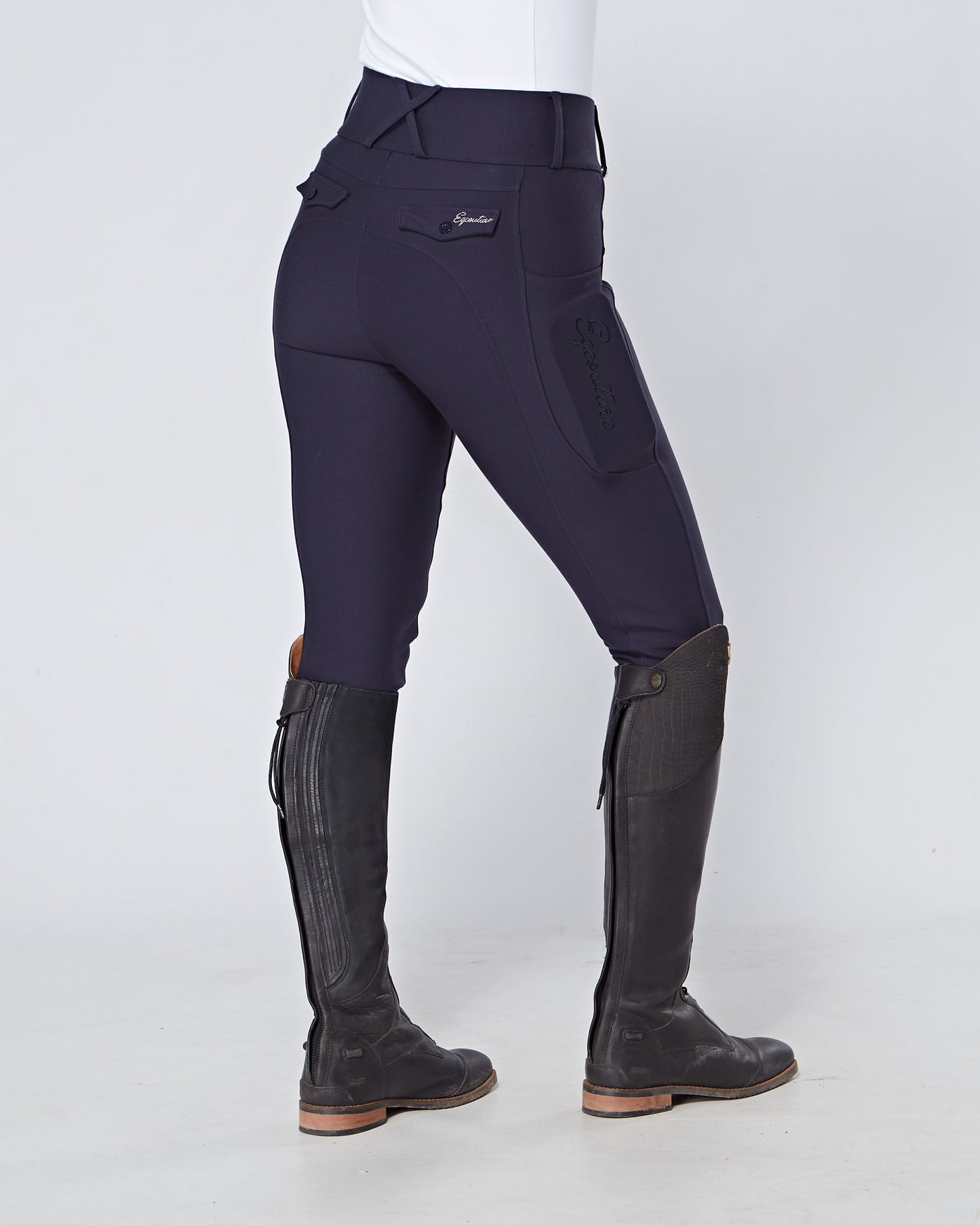 Premium Hybrid Breeches - MIDNIGHT NAVY (NO GRIP)
