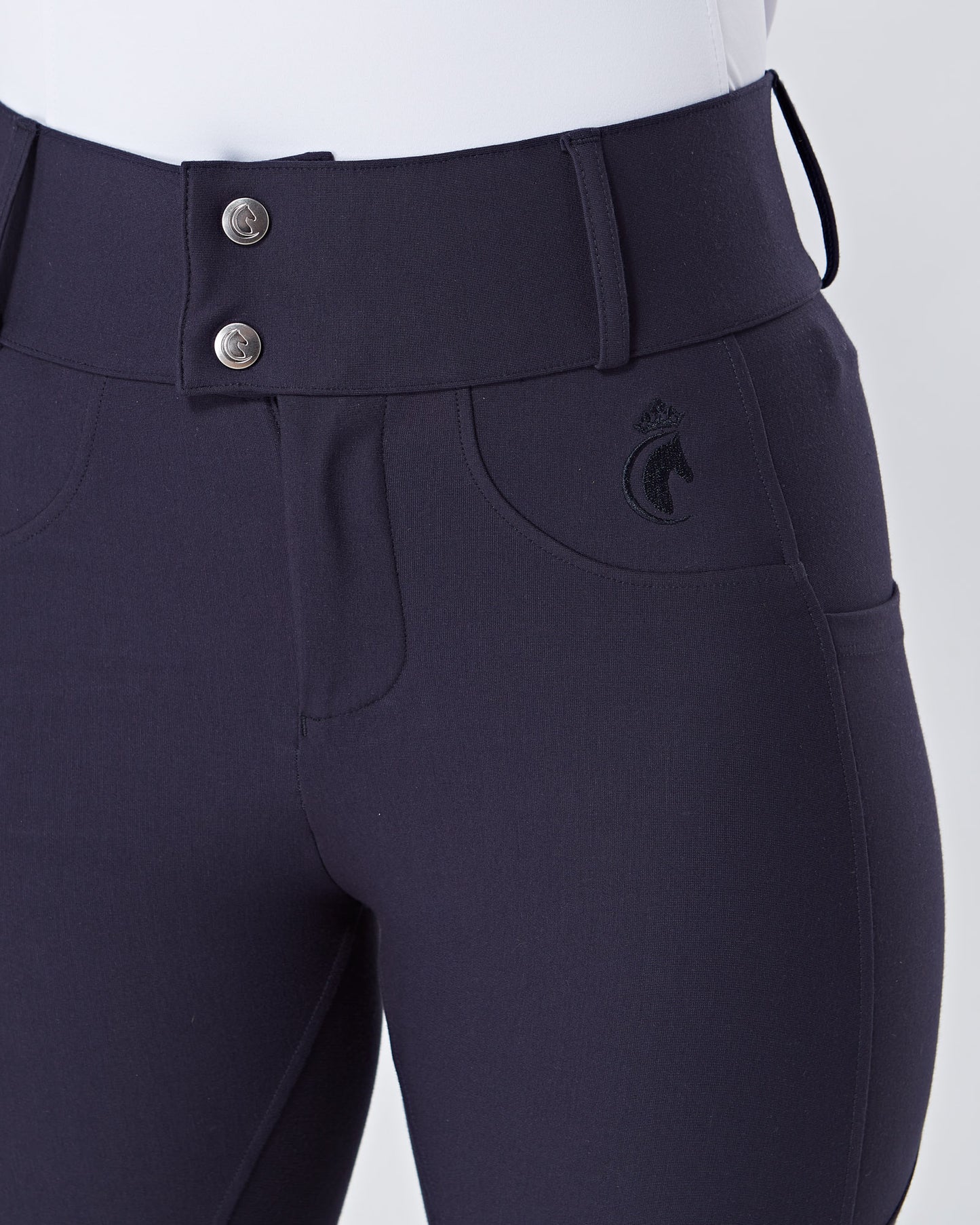 Premium Hybrid Breeches - MIDNIGHT NAVY (NO GRIP)