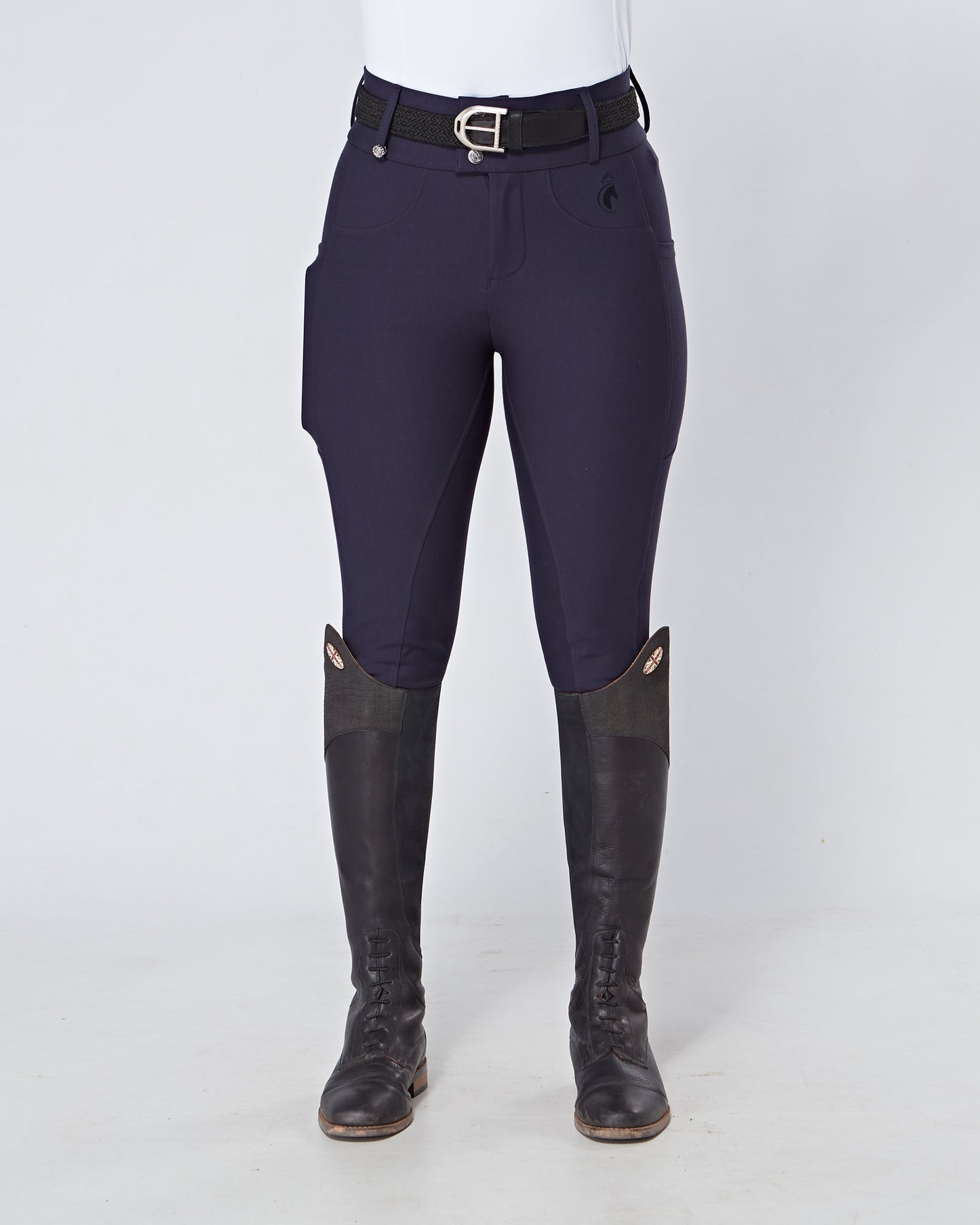 Premium Hybrid Breeches - MIDNIGHT NAVY (NO GRIP)