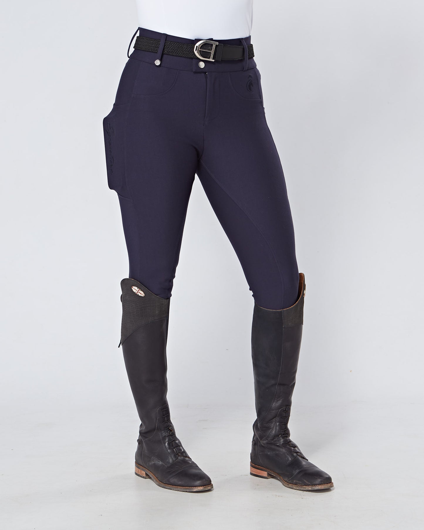Premium Hybrid Breeches - MIDNIGHT NAVY (NO GRIP)