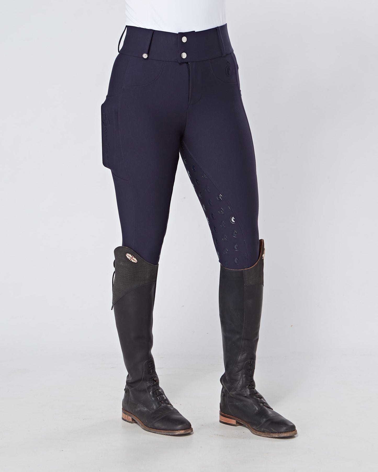 Premium Hybrid Breeches - MIDNIGHT NAVY