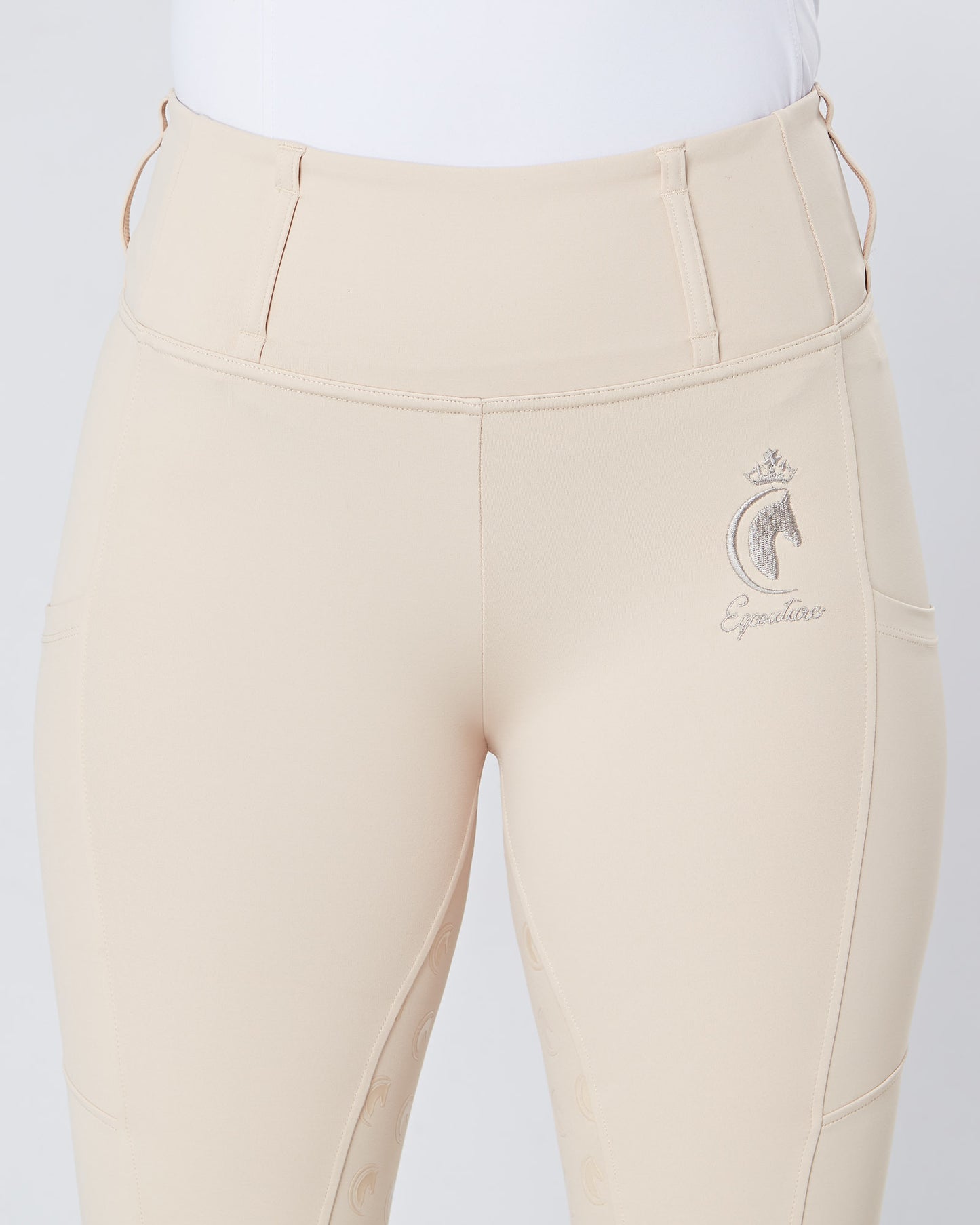 ORIGINALS Cream Horse Riding Competition Tights / Leggings - CORNISH CREAM