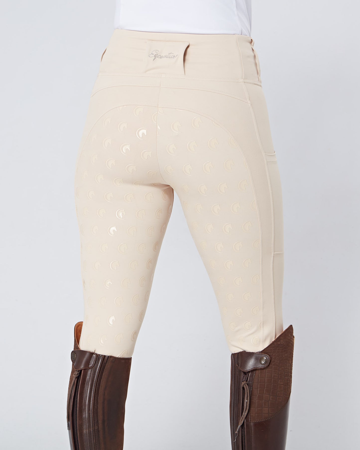 ORIGINALS Cream Horse Riding Competition Tights / Leggings - CORNISH CREAM