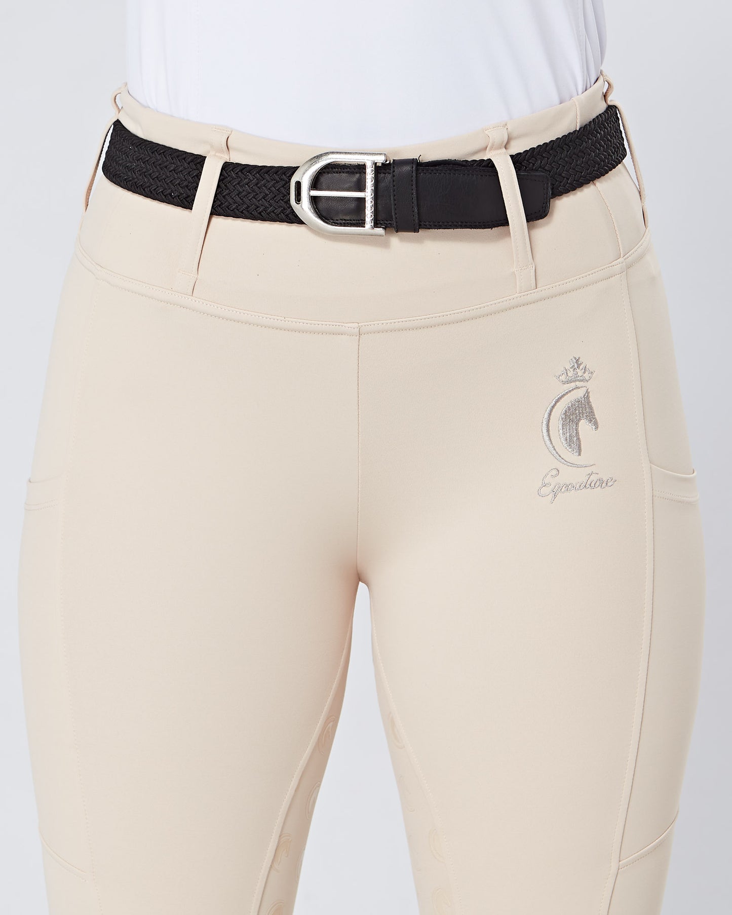ORIGINALS Cream Horse Riding Competition Tights / Leggings - CORNISH CREAM