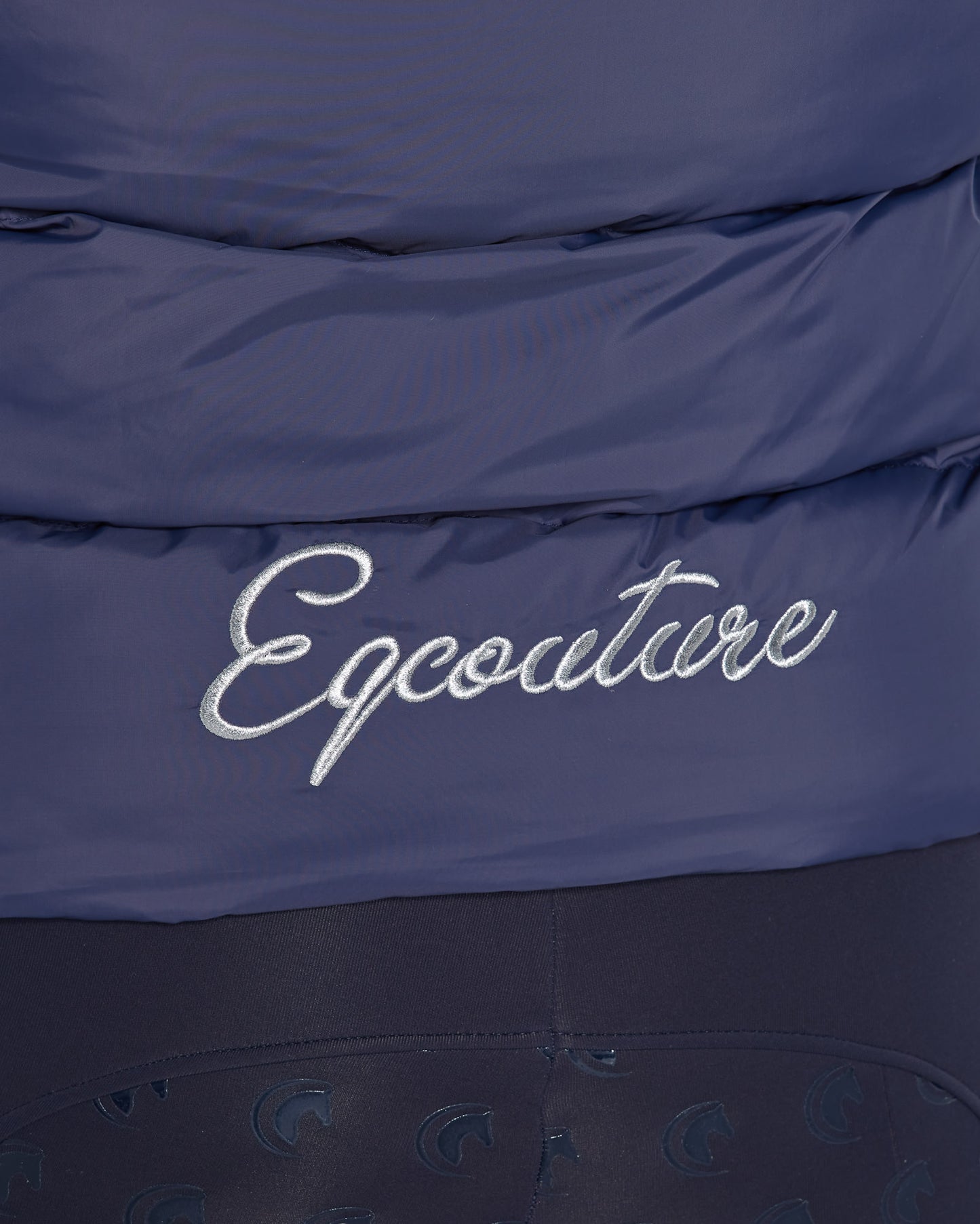 Exclusive Short Navy Puffer Coat / Jacket - Detachable Hood