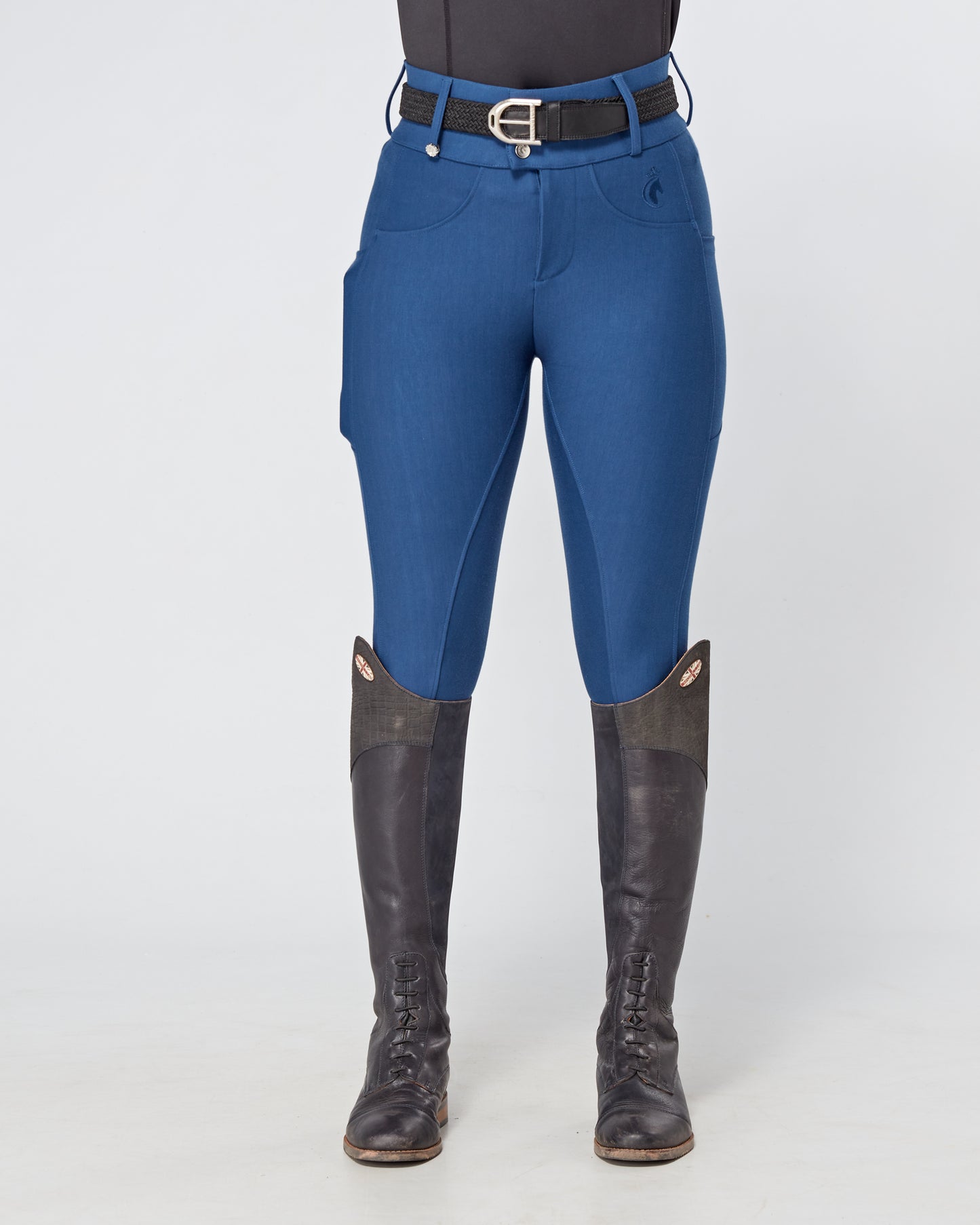 Premium Hybrid Breeches - SUMMER NAVY (NO GRIP)