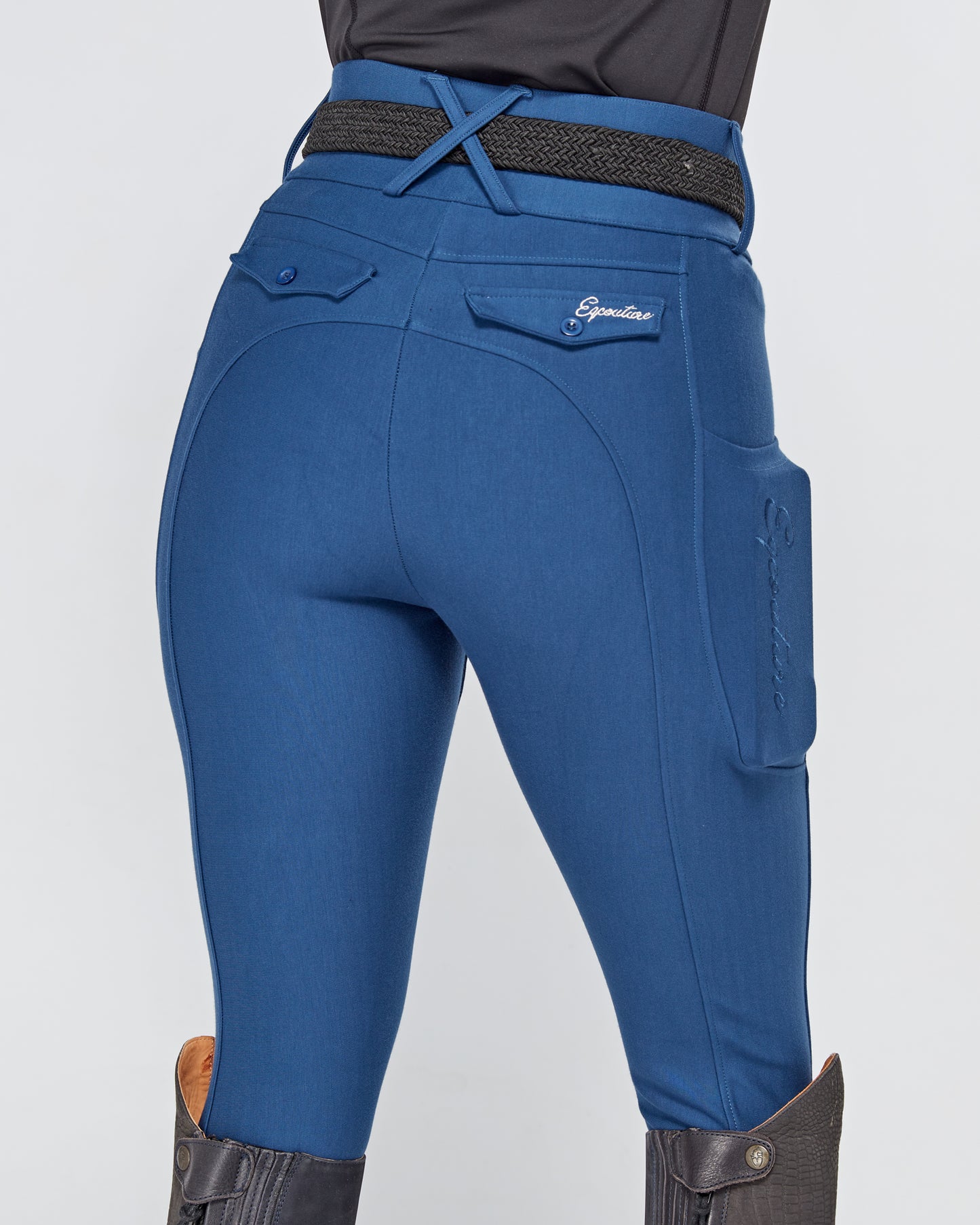 Premium Hybrid Breeches - SUMMER NAVY (NO GRIP)