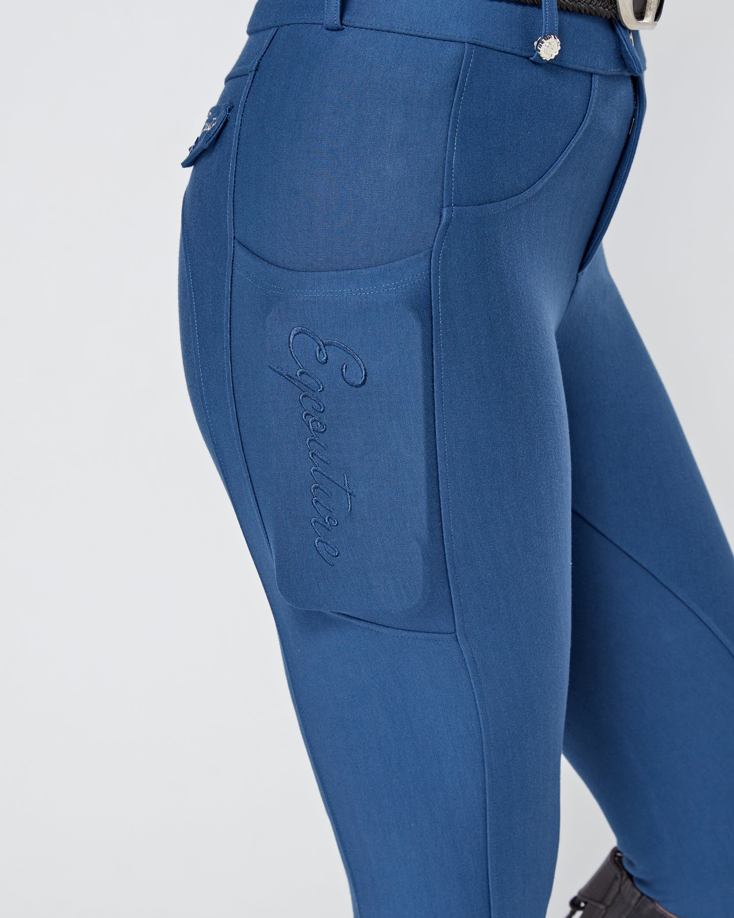 Premium Hybrid Breeches - SUMMER NAVY (NO GRIP)