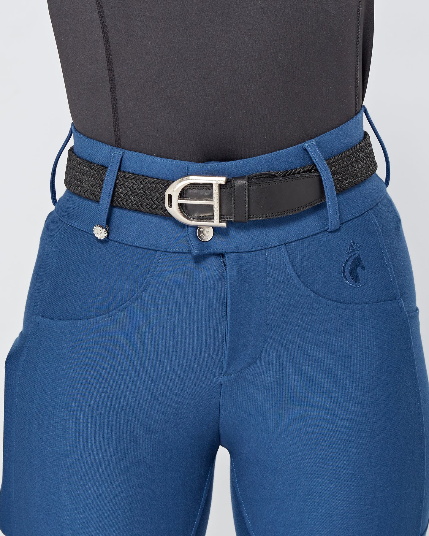 Premium Hybrid Breeches - SUMMER NAVY (NO GRIP)