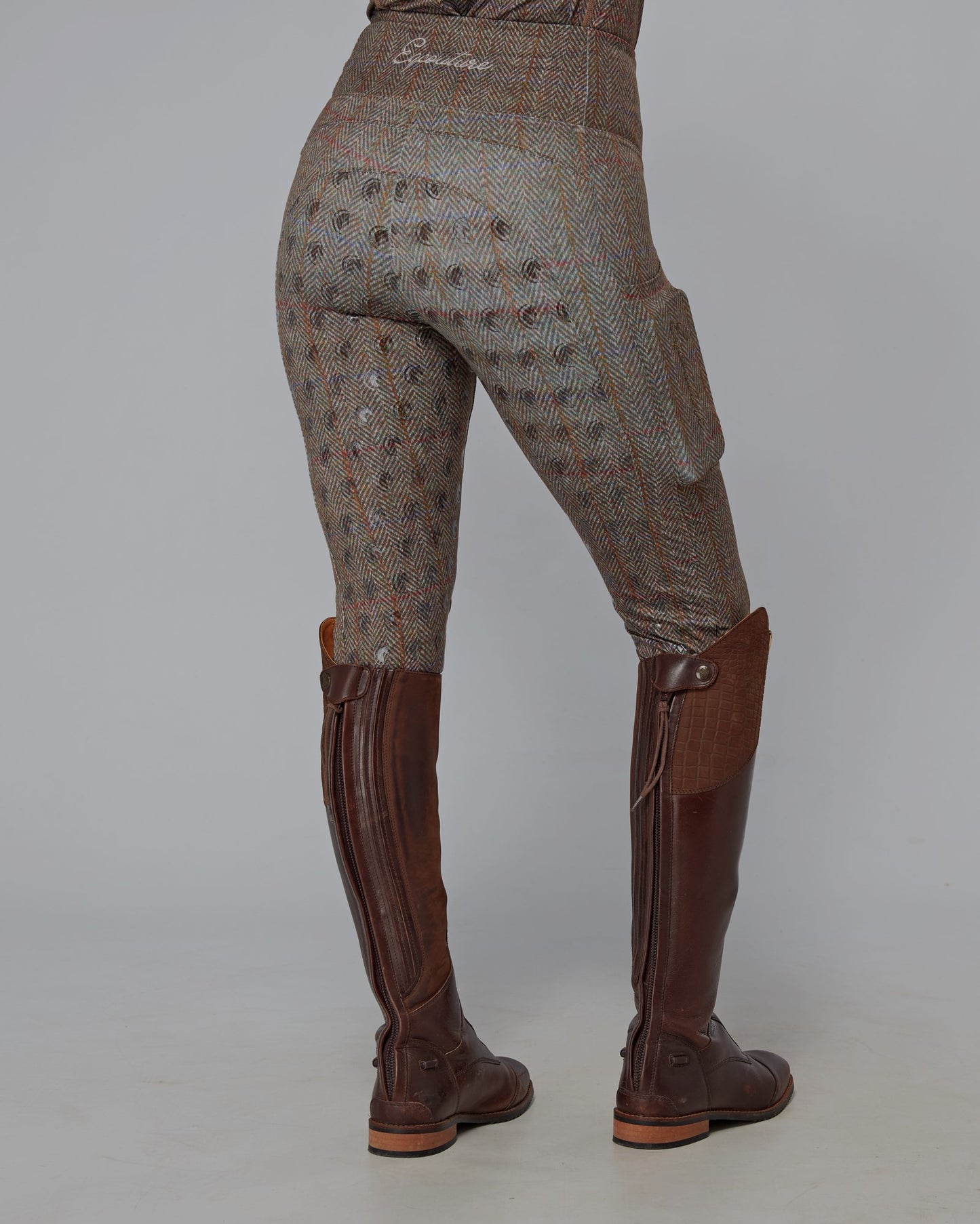 ALL-SEASON Tweed Effect Riding Leggings - Full Grip
