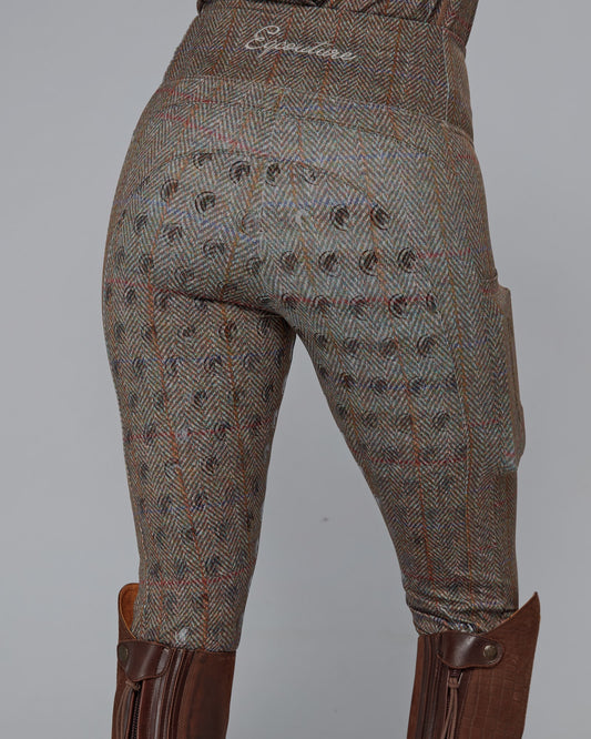 ORIGINALS Tweed Effect Riding Leggings - Full Grip