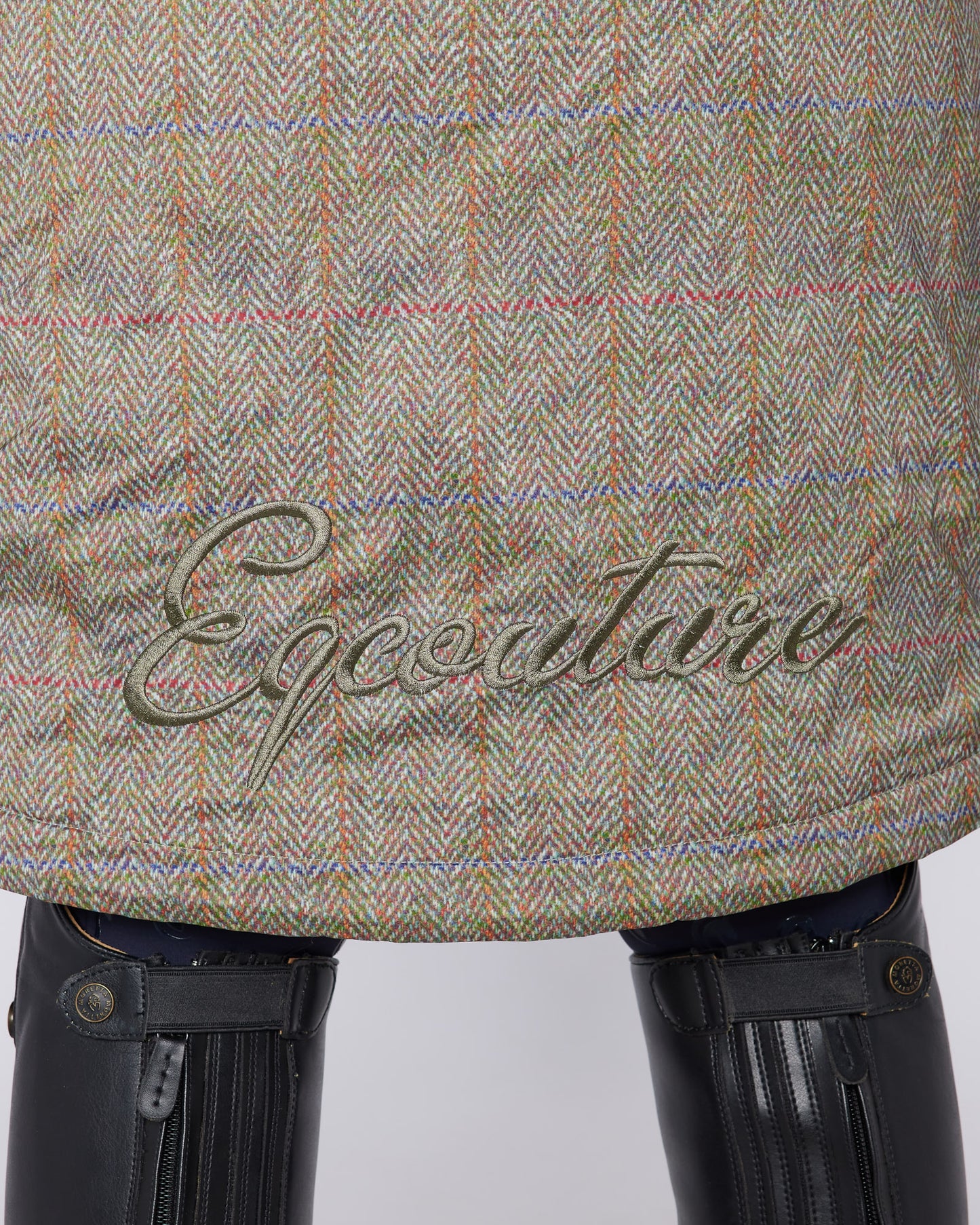 DryStyle Waterproof Fleece Lined Coat - Tweed Effect