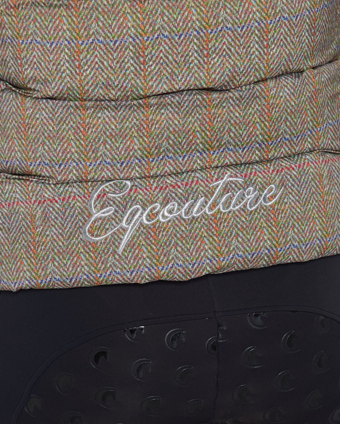 Exclusive Short Tweed Puffer Coat / Jacket - Detachable Hood