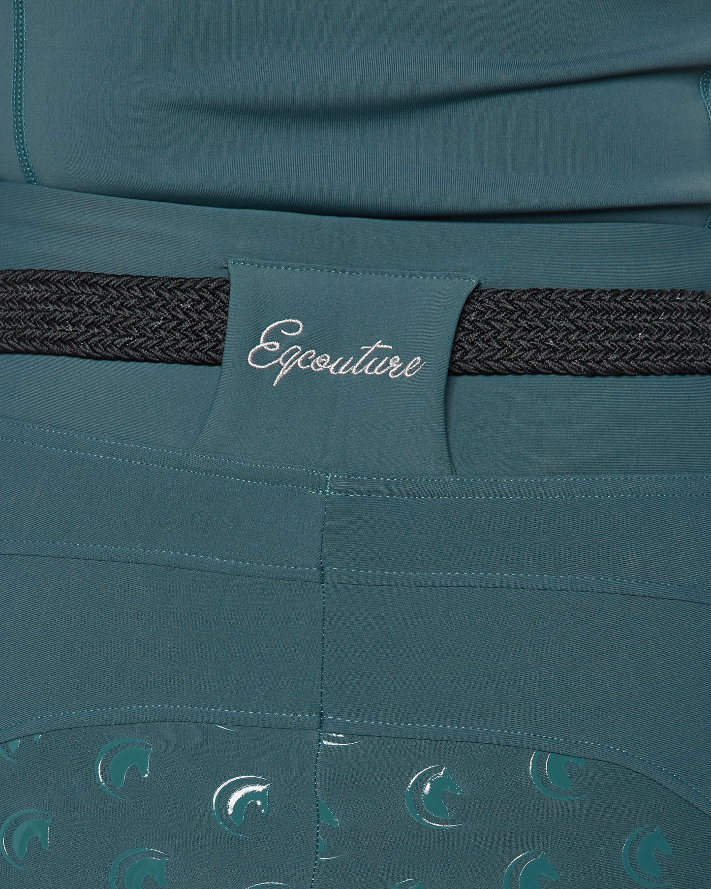 ALL-SEASON Emerald Riding Leggings / Tights with Phone Pockets - WATER RESISTANT