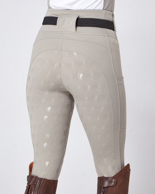 ORIGINALS Competition Full Seat Riding Leggings / Tights - SHOWJUMPING STONE