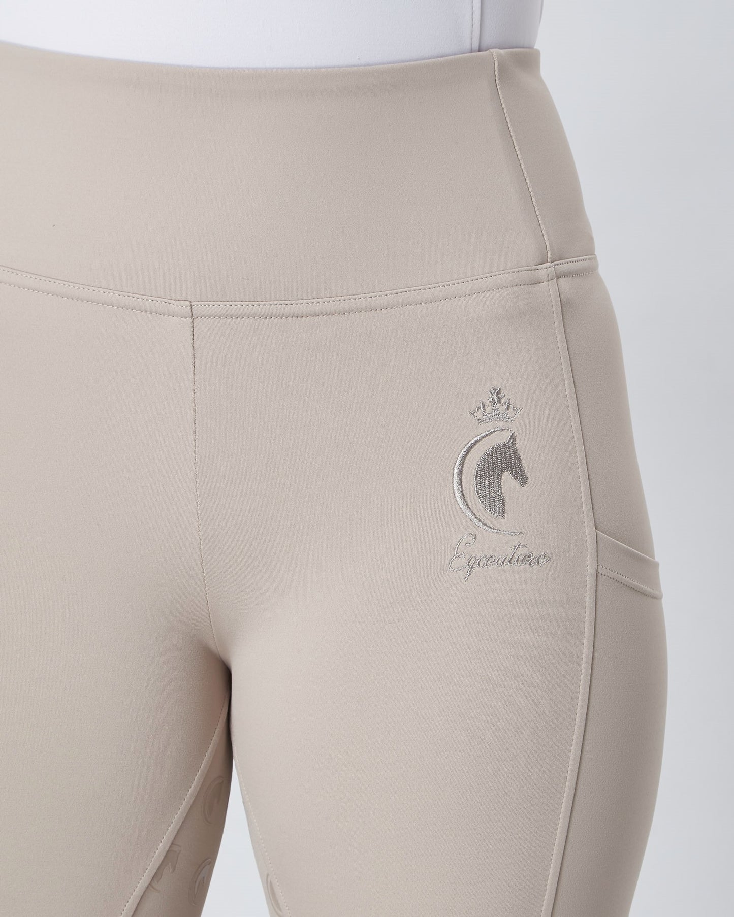 ORIGINALS Competition Beige Riding Leggings / Tights with Phone Pockets - HUNTER BEIGE