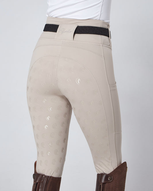 ORIGINALS Competition Beige Riding Leggings / Tights with Phone Pockets - HUNTER BEIGE