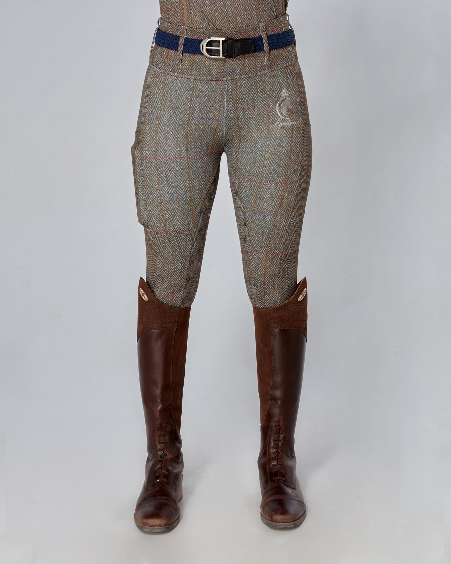 ALL-SEASON Tweed Effect Riding Leggings - Full Grip