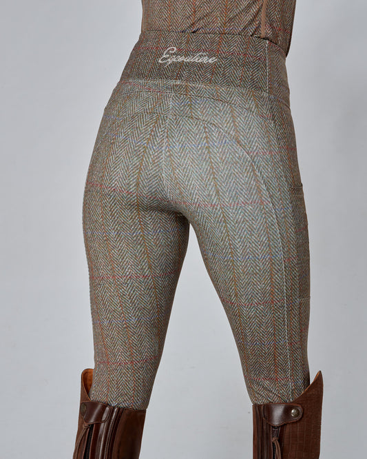 ORIGINALS Tweed Effect Riding Leggings - No Grip