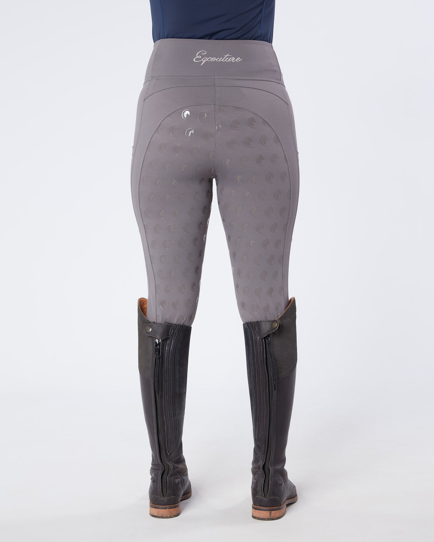 NEW - ORIGINALS Steel Grey Riding Leggings / Tights with Phone Pockets - GREY