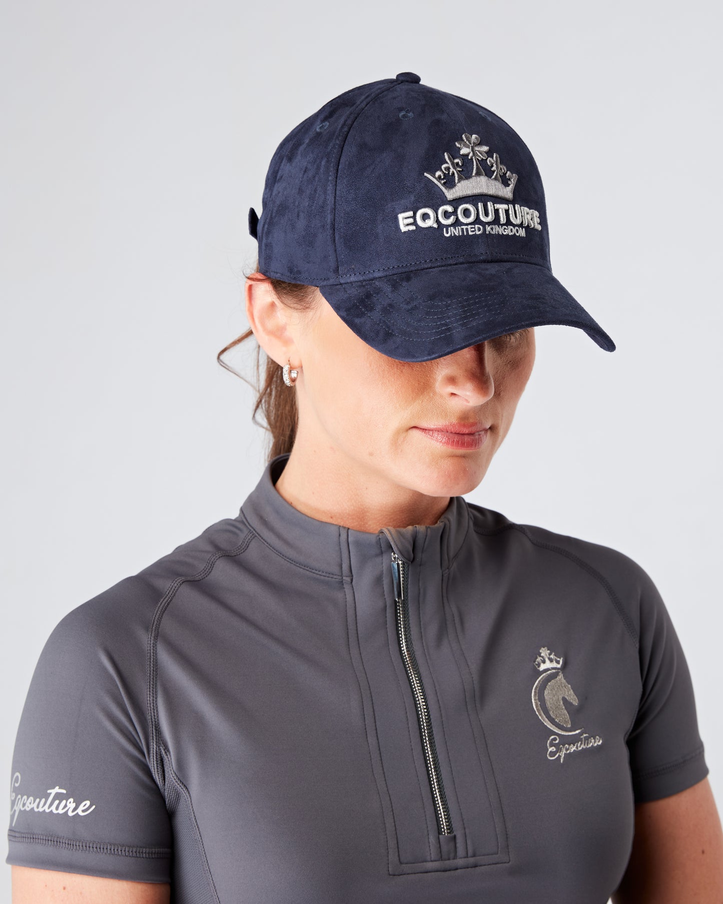 Exclusive Cap / Hat 'Royale' - Navy Suede