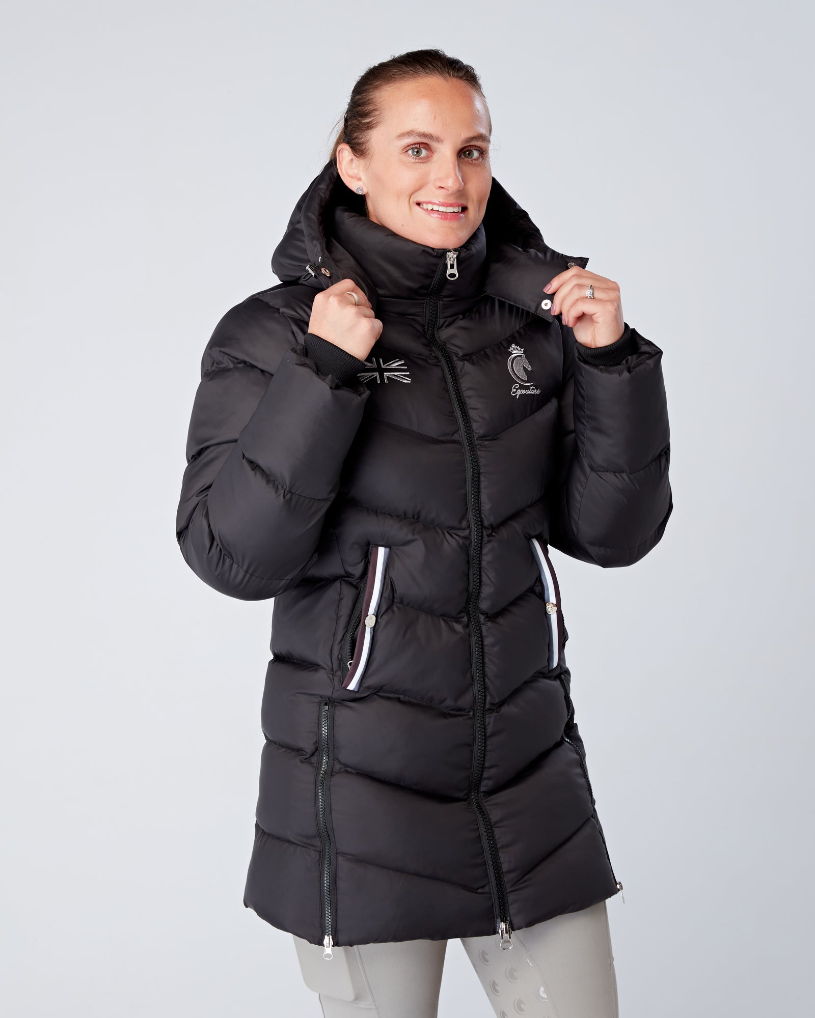 Exclusive Long Black Puffer Coat / Jacket 2.0 - Detachable Hood