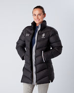 Load image into Gallery viewer, Exclusive Long Black Puffer Coat / Jacket 2.0 - Detachable Hood

