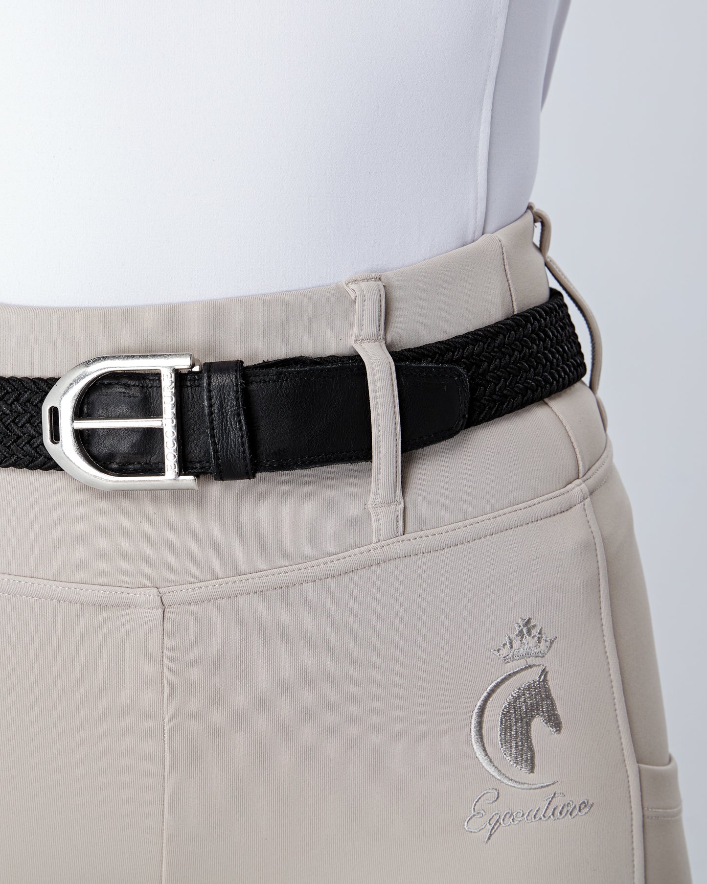 ALL-SEASON Competition Beige Riding Leggings / Tights with Phone Pockets - HUNTER BEIGE