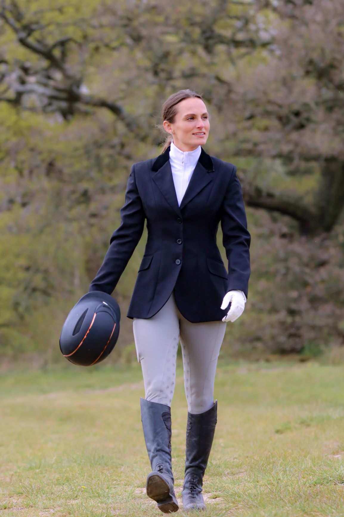 ORIGINALS Competition Full Seat Riding Leggings / Tights - SHOWJUMPING STONE