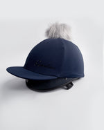 Load image into Gallery viewer, Deluxe Hat Silk with Removable Pom Pom - NAVY
