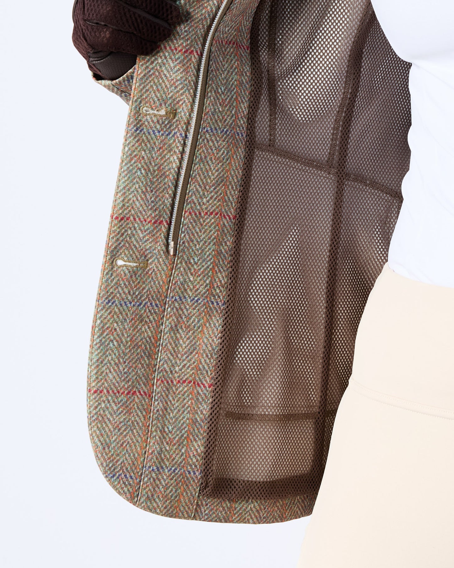 The LISSYEGAN Lightweight Tweed Effect Show Jacket