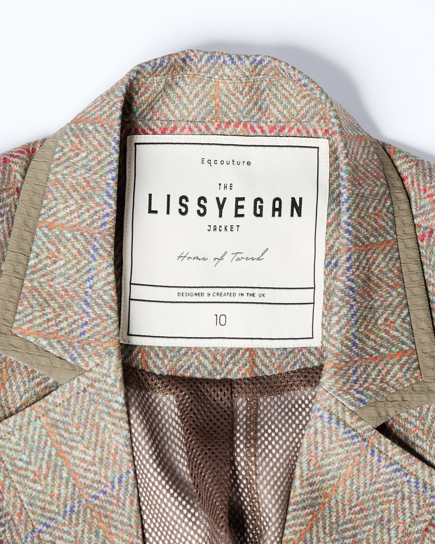 The LISSYEGAN Lightweight Tweed Effect Show Jacket
