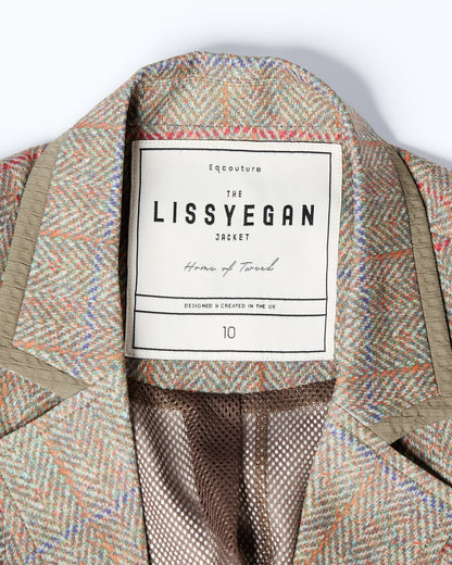 The LISSYEGAN Lightweight Tweed Effect Show Jacket