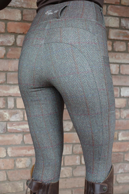 WINTER ALL-SEASON Tweed Effect Thermal Leggings - NO GRIP