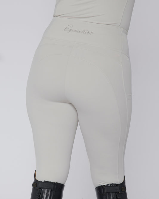 ORIGINALS Competition Full Seat Riding Leggings / Tights - PLATINUM No Grip