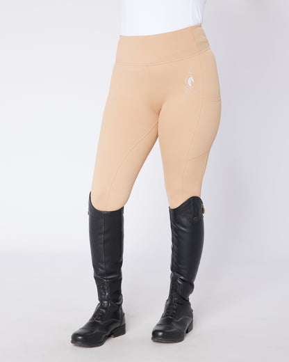 ORIGINALS Beige Riding Leggings / Tights - BISCUIT BEIGE No Grip