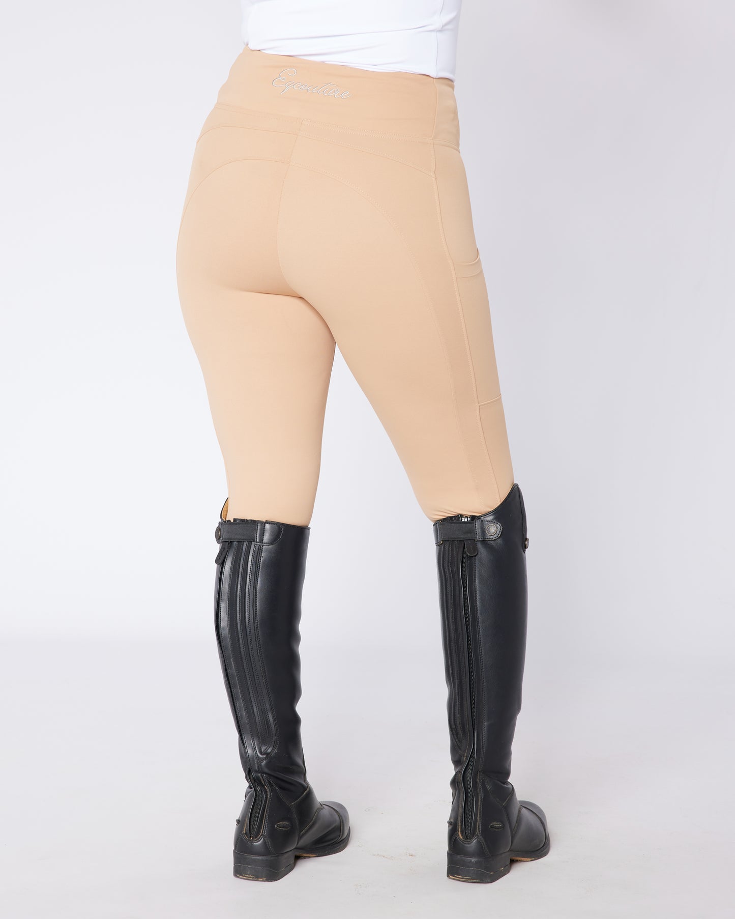 ORIGINALS Beige Riding Leggings / Tights - BISCUIT BEIGE No Grip