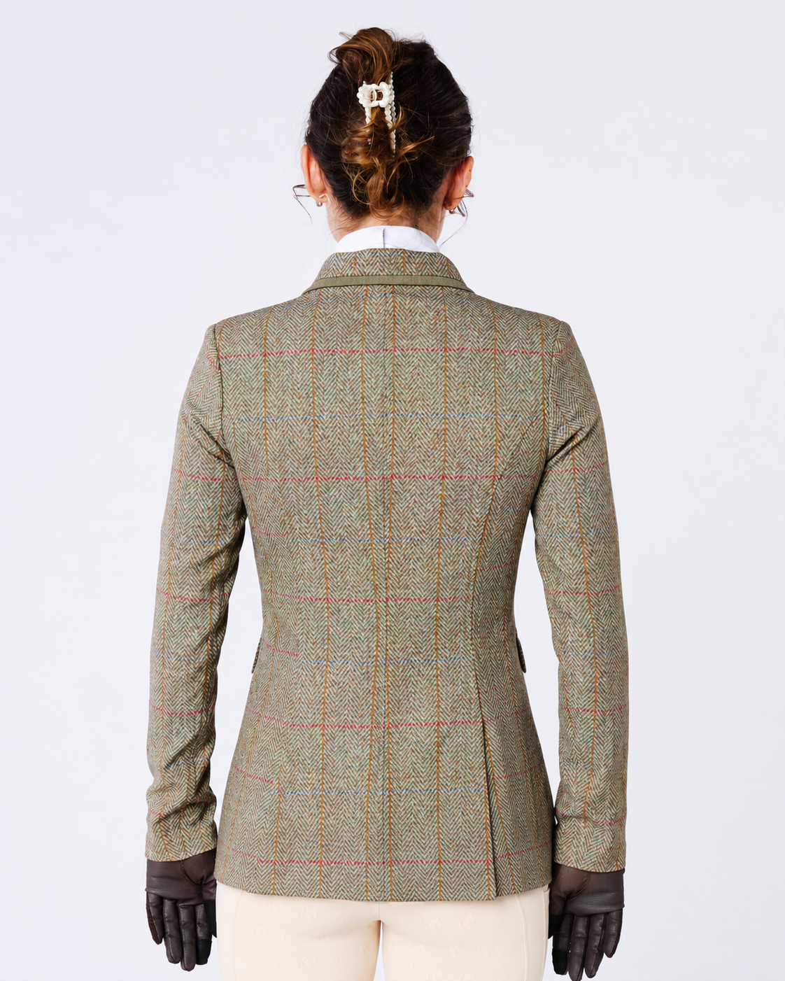 The LISSYEGAN Lightweight Tweed Effect Show Jacket