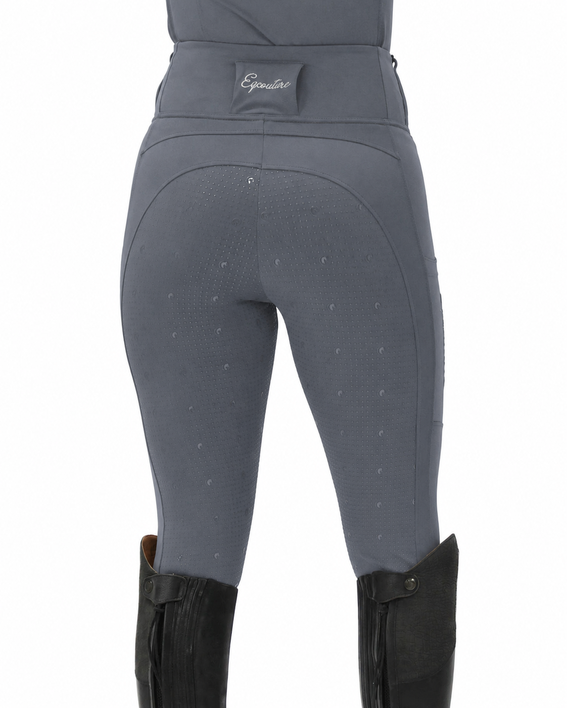 NEW Originals 2.0 Grey Riding Leggings / Tights with Phone Pockets - Urban Slate