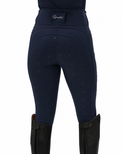 NEW Originals 2.0 Navy Riding Leggings / Tights with Phone Pockets - Midnight Navy