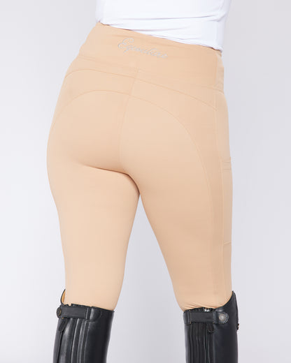 ORIGINALS Beige Riding Leggings / Tights - BISCUIT BEIGE No Grip