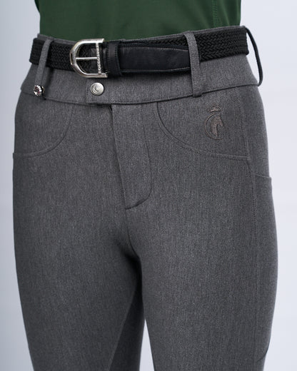 Premium Hybrid Breeches - GRAPHITE GREY (NO GRIP)