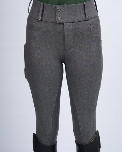 Premium Hybrid Breeches - GRAPHITE GREY (NO GRIP)
