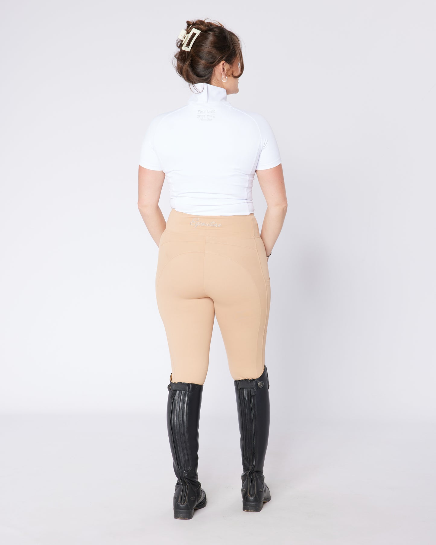 ORIGINALS Beige Riding Leggings / Tights - BISCUIT BEIGE No Grip
